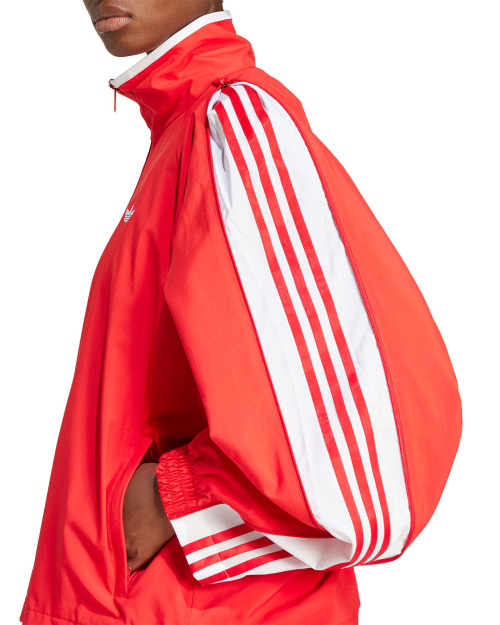 sudadera de chandal adidas roja de mujer