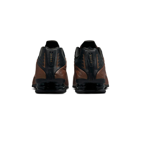 zapatillas nike shox r4 marrones y negras