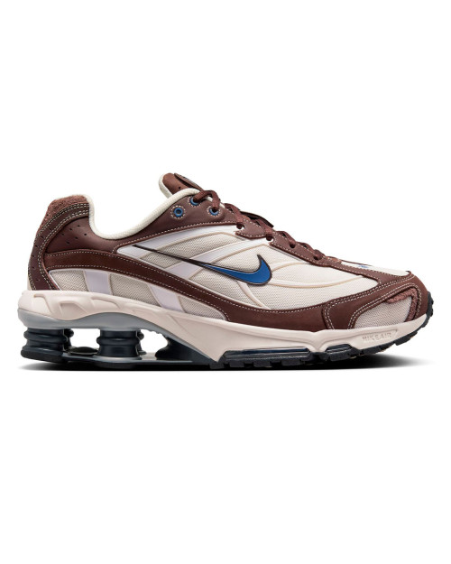 zapatillas nike shox ride 2 color marron y crema