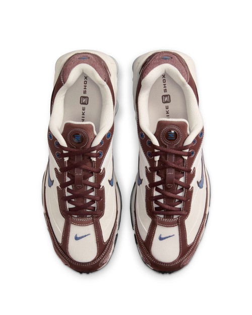 zapatillas nike shox ride 2 color marron y crema