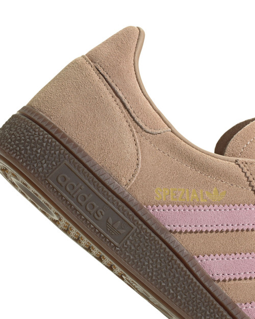 zapatillas adidas handball spezial marrón y rosa