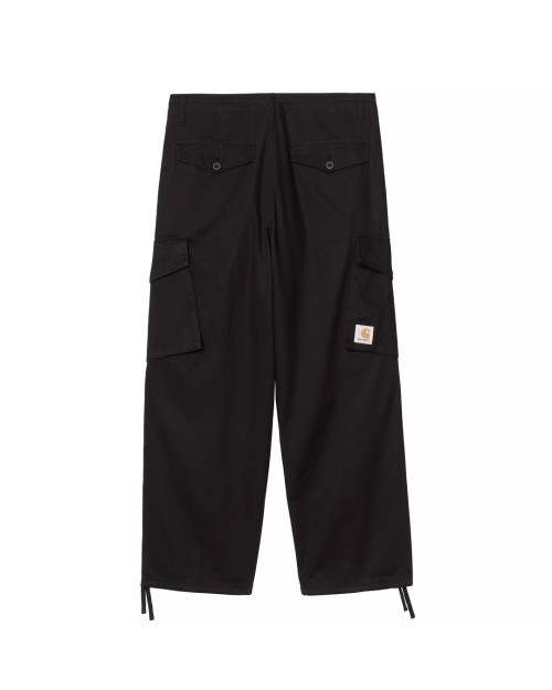 pantalon ancho negro de carhartt wip