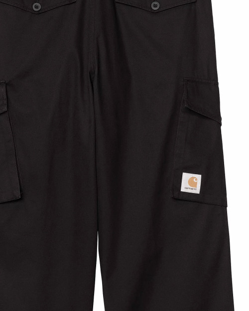 pantalon ancho negro de carhartt wip