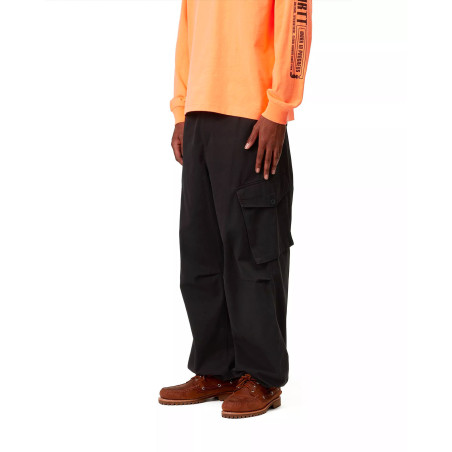 pantalon ancho negro de carhartt wip