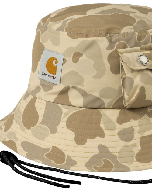 sombrero de pescador de camuflaje de Carhartt WIP