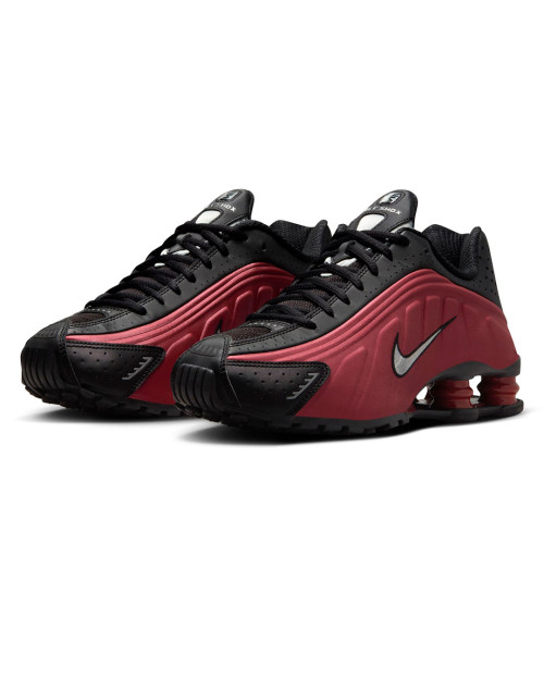 zapatillas nike shox r4 burdeos de mujer