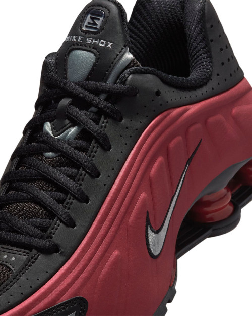 zapatillas nike shox r4 burdeos de mujer