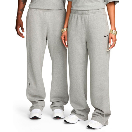 nike x nocta drake pantalón de chándal gris ancho