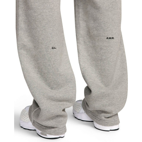 nike x nocta drake pantalón de chándal gris ancho