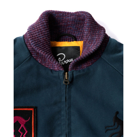 chaqueta Parra skull stalker varsity jacket