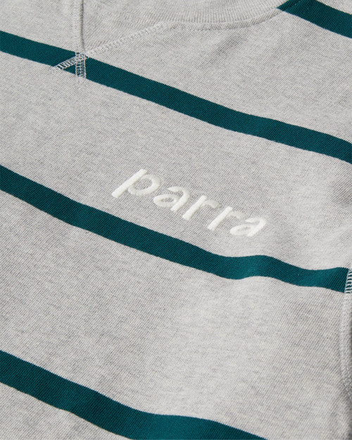 jersey de rayas Parra Pristine Striper gris y verde