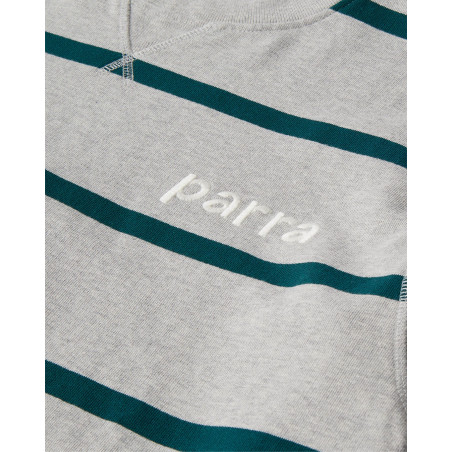 jersey de rayas Parra Pristine Striper gris y verde