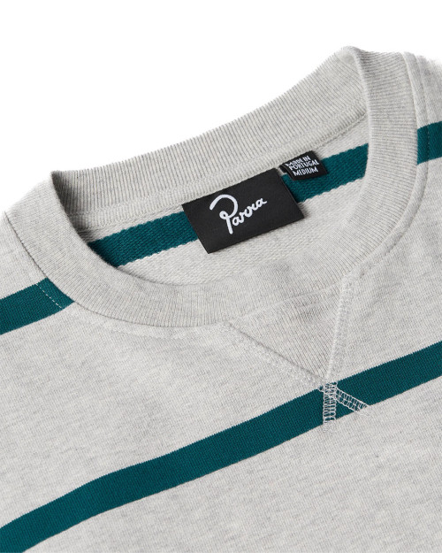 jersey de rayas Parra Pristine Striper gris y verde