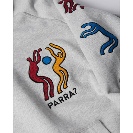 sudadera con capucha de Parra La Chambre Nuit color gris