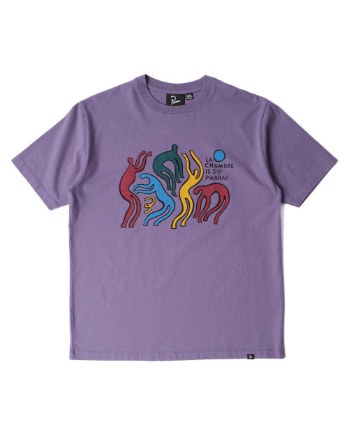 camiseta de manga corta Parra La Chambre Nuit color morado