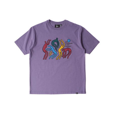 camiseta de manga corta Parra La Chambre Nuit color morado