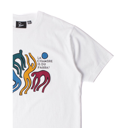 camiseta de manga corta Parra La Chambre Nuit color blanco