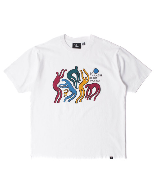 camiseta de manga corta Parra La Chambre Nuit color blanco