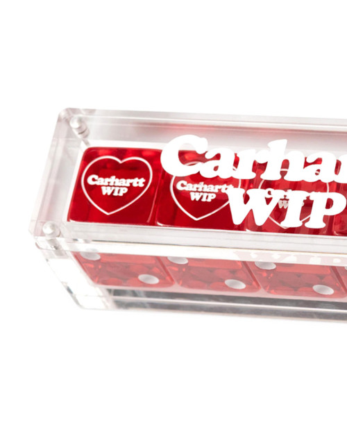 juego de dados carhartt wip color rojo