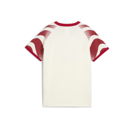 camiseta puma x kidsuper crema y rojo