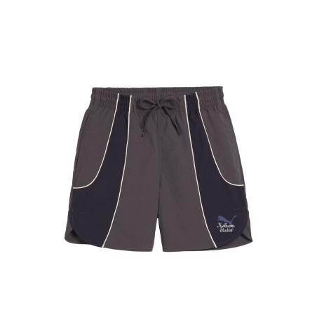 pantalon corto short puma x kidsuper gris