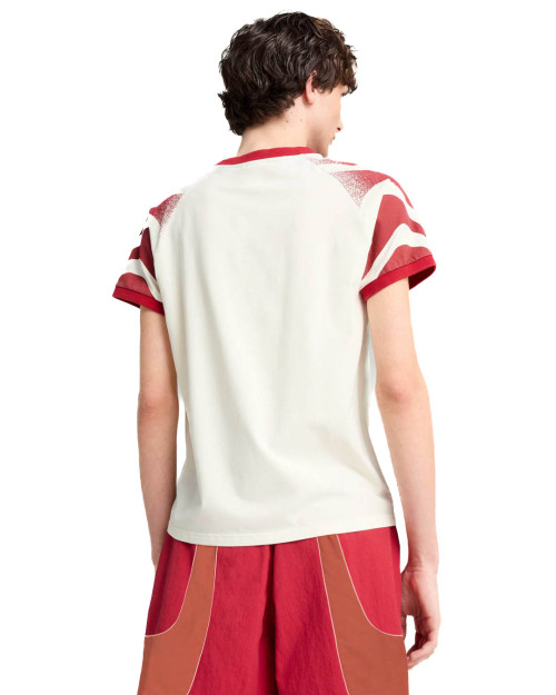 camiseta puma x kidsuper crema y rojo