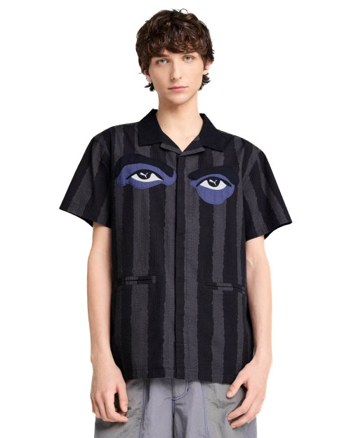 camisa puma x kidsuper ojos azul marino