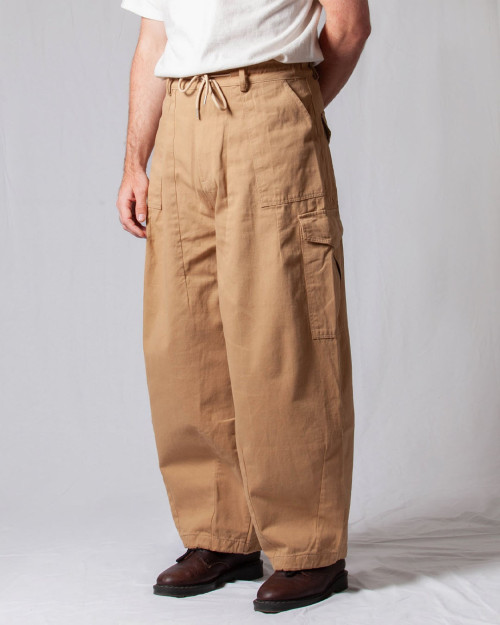 pantalones twill cargo balloon FrizmWORKS color beige