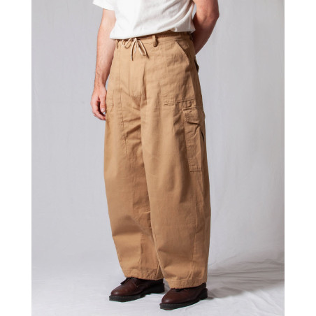 pantalones twill cargo balloon FrizmWORKS color beige