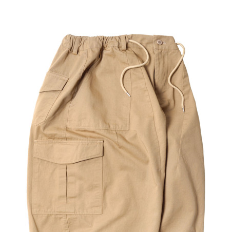 pantalones twill cargo balloon FrizmWORKS color beige