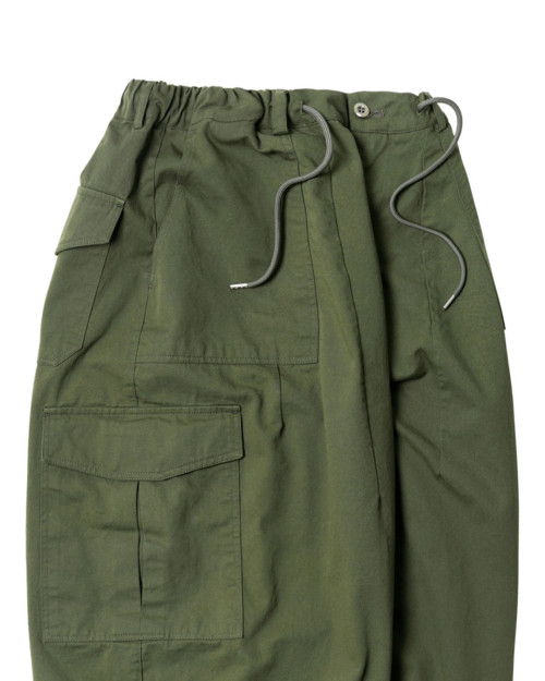 pantalones twill cargo balloon FrizmWORKS color oliva