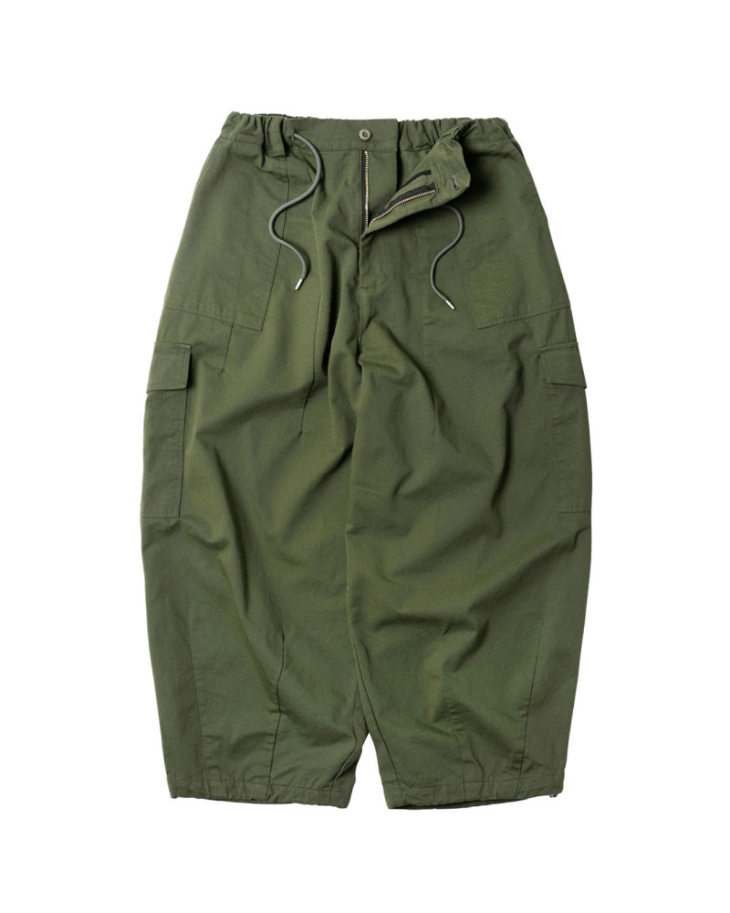 pantalones twill cargo balloon FrizmWORKS color oliva