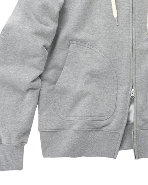 sudadera heavyweight con capucha frizmworks color gris