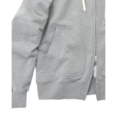 sudadera heavyweight con capucha frizmworks color gris