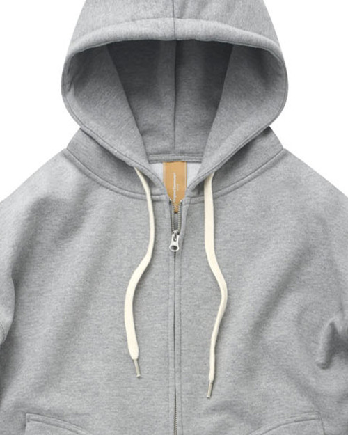 sudadera heavyweight con capucha frizmworks color gris