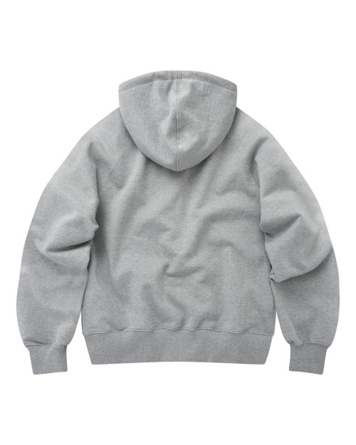 sudadera heavyweight con capucha frizmworks color gris