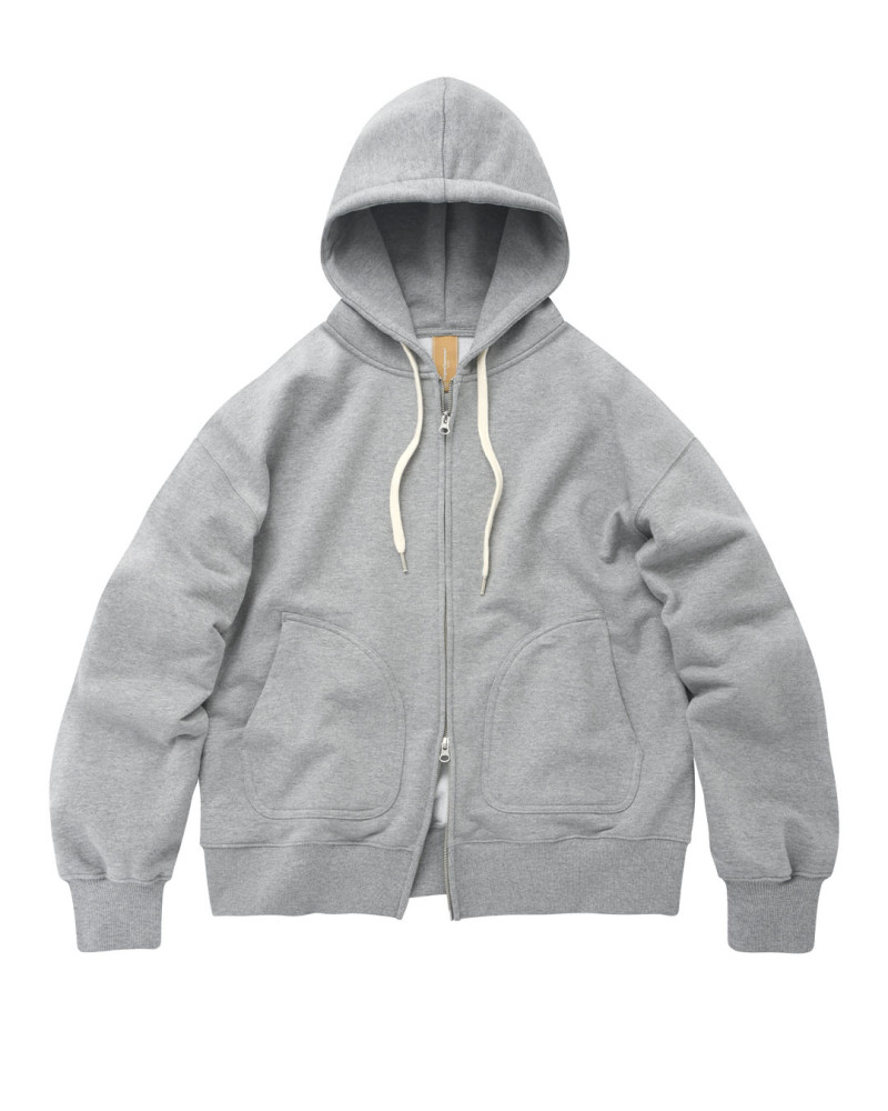 sudadera heavyweight con capucha frizmworks color gris