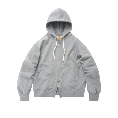 sudadera heavyweight con capucha frizmworks color gris