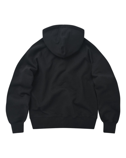 sudadera heavyweight con capucha frizmworks color negro