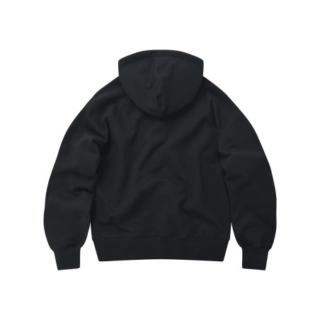 sudadera heavyweight con capucha frizmworks color negro