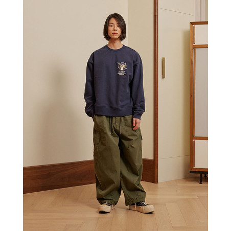 pantalones twill cargo balloon FrizmWORKS color oliva