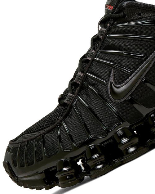 zapatillas nike shox tl negras de hombre