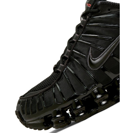 zapatillas nike shox tl negras de hombre