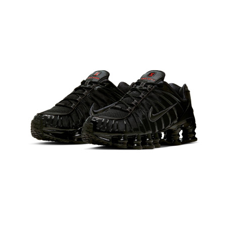 zapatillas nike shox tl negras de hombre