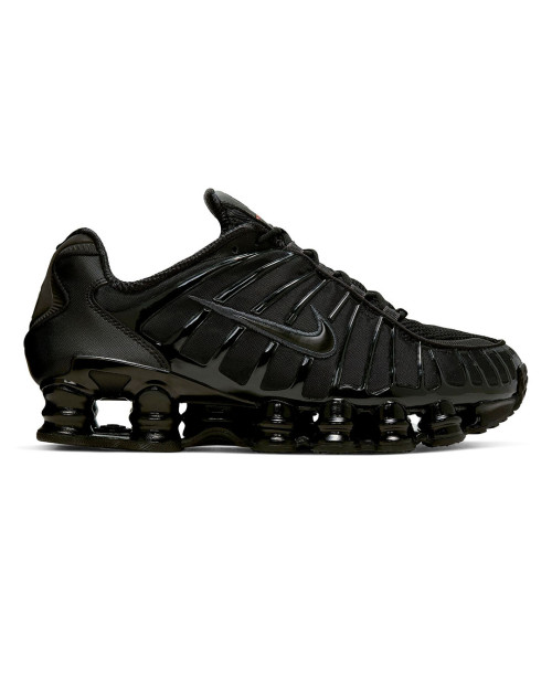 zapatillas nike shox tl negras de hombre