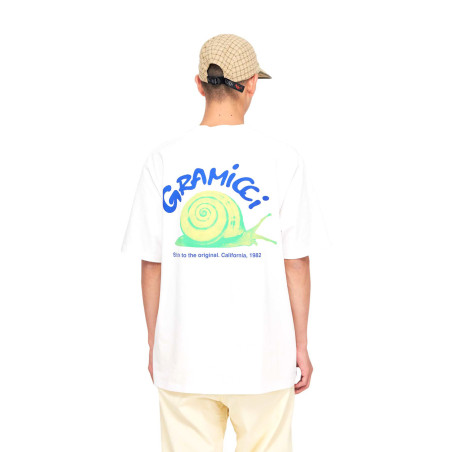 camiseta blanca gramicci caracol