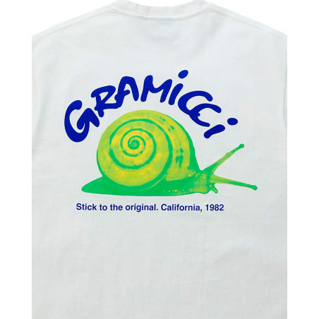 camiseta blanca gramicci caracol