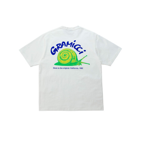 camiseta blanca gramicci caracol