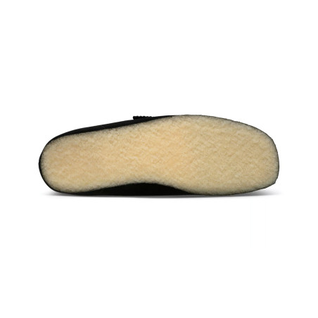 zapatos clarks wallabee de gamuza negros