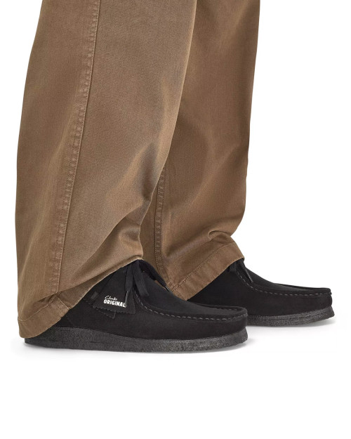 zapatos clarks wallabee de gamuza negros